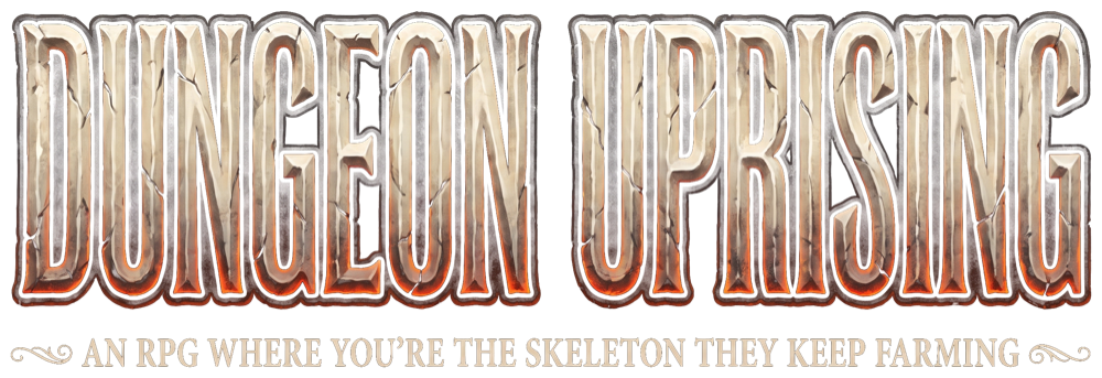 Dungeon Uprising: an RPG where you're the skeleton they keep farming